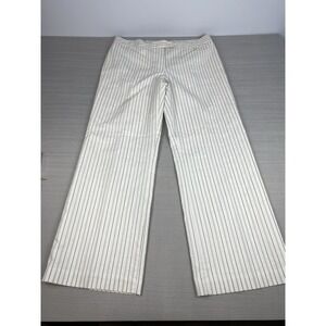 Alfani Women's Size 16 White Pin Striped‎ Dress Pants